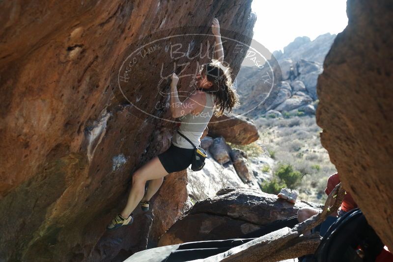 Bouldering in Hueco Tanks on 03/29/2019 with Blue Lizard Climbing and Yoga

Filename: SRM_20190329_1728430.jpg
Aperture: f/4.0
Shutter Speed: 1/250
Body: Canon EOS-1D Mark II
Lens: Canon EF 50mm f/1.8 II