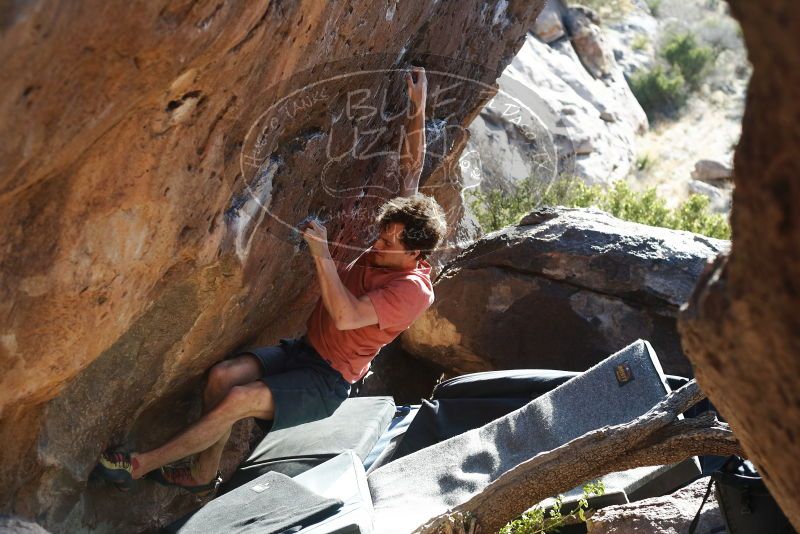 Bouldering in Hueco Tanks on 03/29/2019 with Blue Lizard Climbing and Yoga

Filename: SRM_20190329_1741560.jpg
Aperture: f/4.0
Shutter Speed: 1/250
Body: Canon EOS-1D Mark II
Lens: Canon EF 50mm f/1.8 II