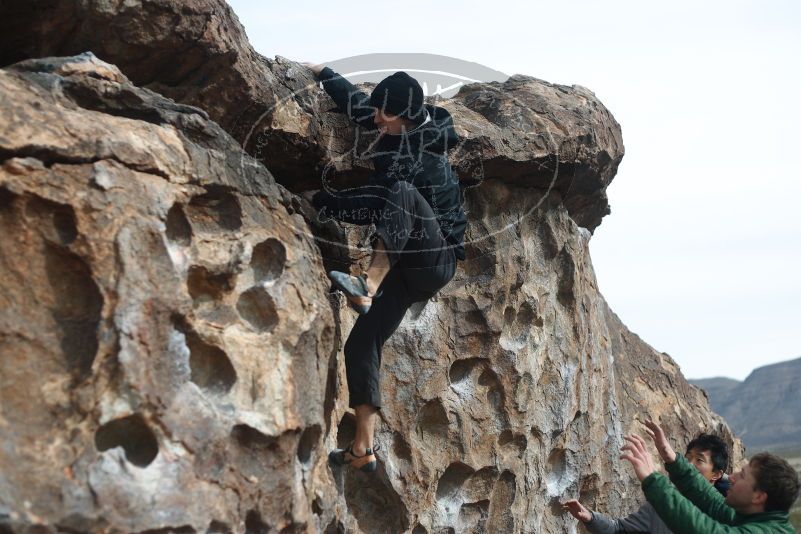 Bouldering in Hueco Tanks on 03/30/2019 with Blue Lizard Climbing and Yoga

Filename: SRM_20190330_0937140.jpg
Aperture: f/2.8
Shutter Speed: 1/800
Body: Canon EOS-1D Mark II
Lens: Canon EF 50mm f/1.8 II