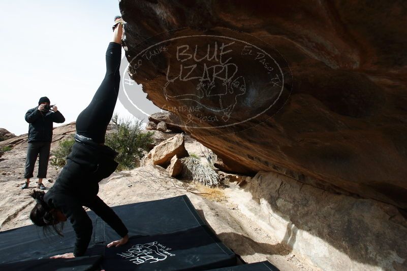 Bouldering in Hueco Tanks on 03/30/2019 with Blue Lizard Climbing and Yoga

Filename: SRM_20190330_1019140.jpg
Aperture: f/5.6
Shutter Speed: 1/400
Body: Canon EOS-1D Mark II
Lens: Canon EF 16-35mm f/2.8 L