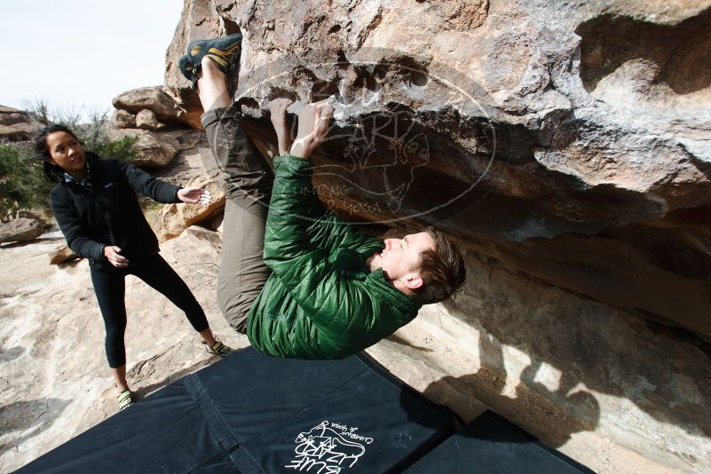 Bouldering in Hueco Tanks on 03/30/2019 with Blue Lizard Climbing and Yoga

Filename: SRM_20190330_1021090.jpg
Aperture: f/5.6
Shutter Speed: 1/400
Body: Canon EOS-1D Mark II
Lens: Canon EF 16-35mm f/2.8 L