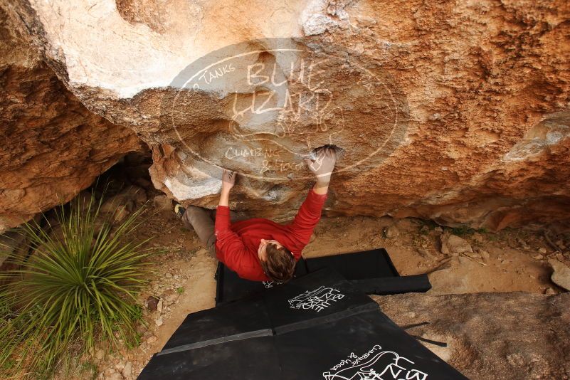 Bouldering in Hueco Tanks on 03/30/2019 with Blue Lizard Climbing and Yoga

Filename: SRM_20190330_1257280.jpg
Aperture: f/5.6
Shutter Speed: 1/250
Body: Canon EOS-1D Mark II
Lens: Canon EF 16-35mm f/2.8 L