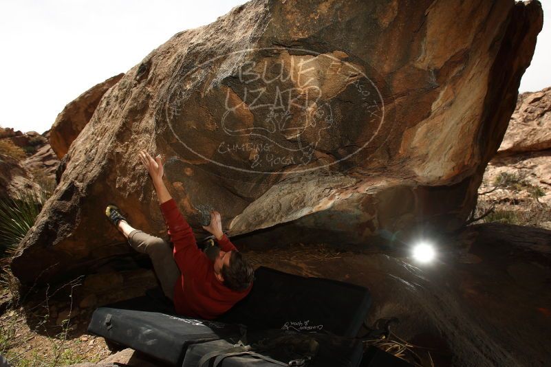 Bouldering in Hueco Tanks on 03/30/2019 with Blue Lizard Climbing and Yoga

Filename: SRM_20190330_1340260.jpg
Aperture: f/5.6
Shutter Speed: 1/250
Body: Canon EOS-1D Mark II
Lens: Canon EF 16-35mm f/2.8 L