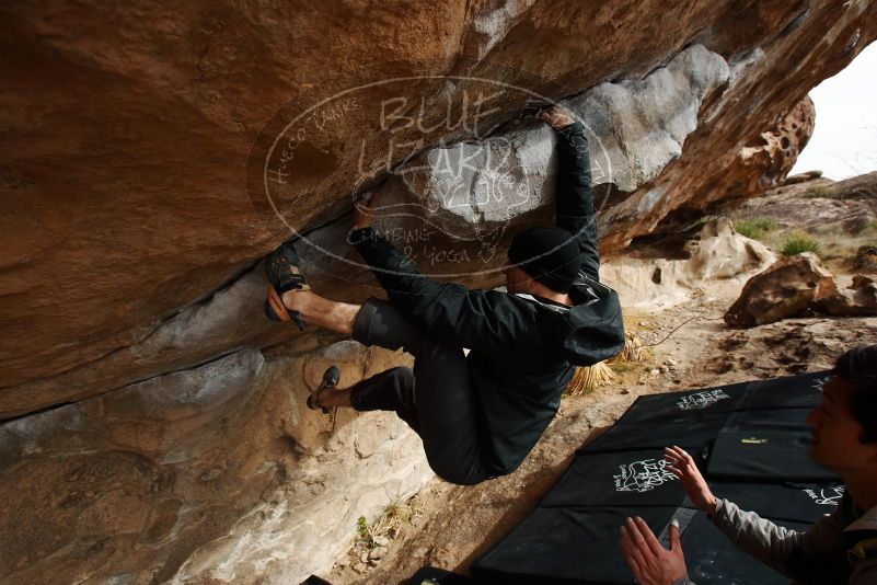 Bouldering in Hueco Tanks on 03/30/2019 with Blue Lizard Climbing and Yoga

Filename: SRM_20190330_1616290.jpg
Aperture: f/5.6
Shutter Speed: 1/320
Body: Canon EOS-1D Mark II
Lens: Canon EF 16-35mm f/2.8 L