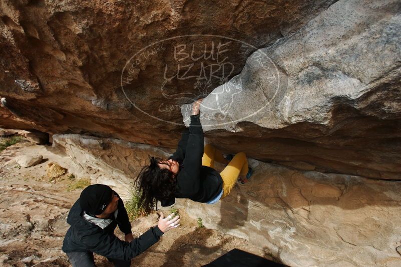 Bouldering in Hueco Tanks on 03/30/2019 with Blue Lizard Climbing and Yoga

Filename: SRM_20190330_1628220.jpg
Aperture: f/5.6
Shutter Speed: 1/400
Body: Canon EOS-1D Mark II
Lens: Canon EF 16-35mm f/2.8 L