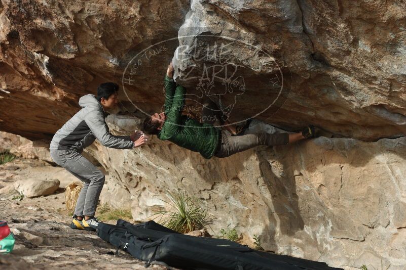 Bouldering in Hueco Tanks on 03/30/2019 with Blue Lizard Climbing and Yoga

Filename: SRM_20190330_1644180.jpg
Aperture: f/4.0
Shutter Speed: 1/400
Body: Canon EOS-1D Mark II
Lens: Canon EF 50mm f/1.8 II