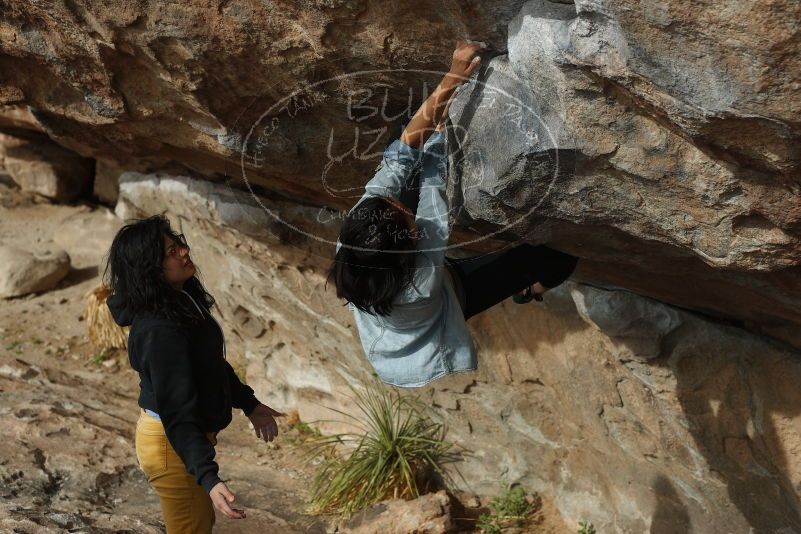 Bouldering in Hueco Tanks on 03/30/2019 with Blue Lizard Climbing and Yoga

Filename: SRM_20190330_1655380.jpg
Aperture: f/4.0
Shutter Speed: 1/640
Body: Canon EOS-1D Mark II
Lens: Canon EF 50mm f/1.8 II