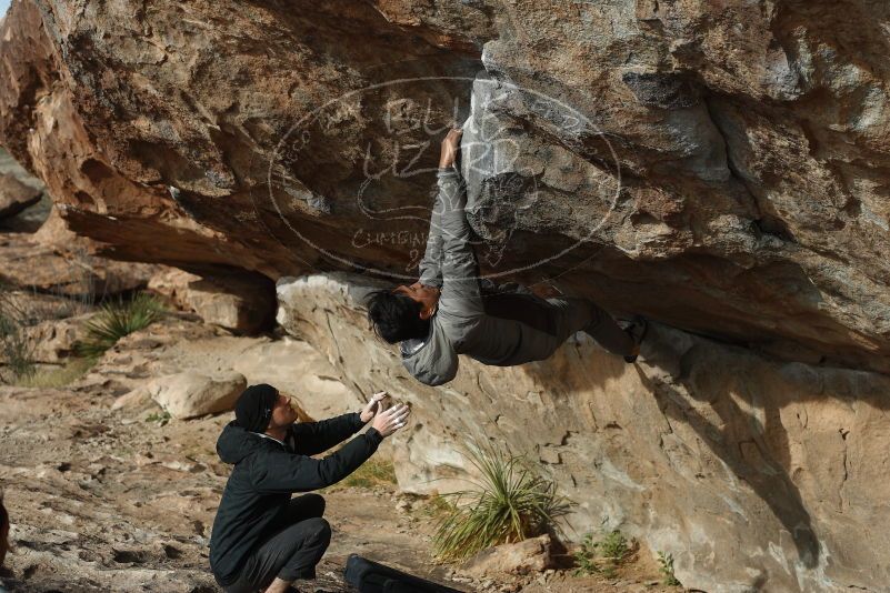 Bouldering in Hueco Tanks on 03/30/2019 with Blue Lizard Climbing and Yoga

Filename: SRM_20190330_1659310.jpg
Aperture: f/4.0
Shutter Speed: 1/640
Body: Canon EOS-1D Mark II
Lens: Canon EF 50mm f/1.8 II