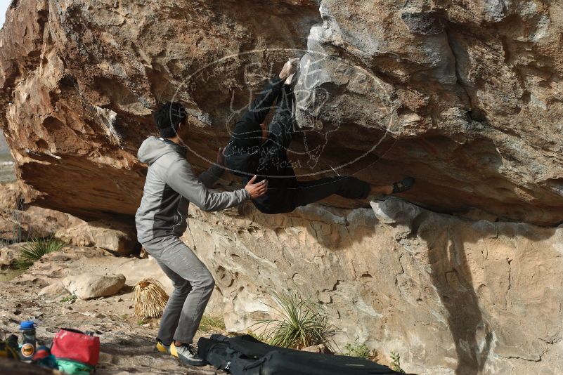 Bouldering in Hueco Tanks on 03/30/2019 with Blue Lizard Climbing and Yoga

Filename: SRM_20190330_1704060.jpg
Aperture: f/4.0
Shutter Speed: 1/500
Body: Canon EOS-1D Mark II
Lens: Canon EF 50mm f/1.8 II