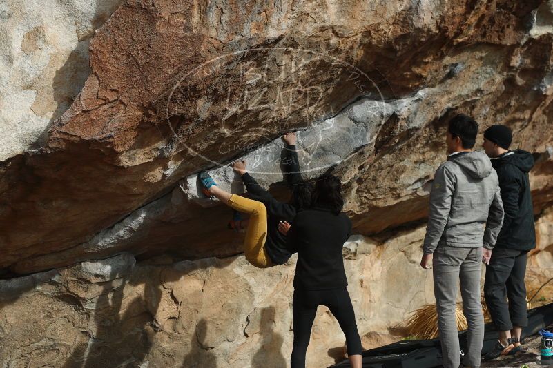 Bouldering in Hueco Tanks on 03/30/2019 with Blue Lizard Climbing and Yoga

Filename: SRM_20190330_1705320.jpg
Aperture: f/4.0
Shutter Speed: 1/640
Body: Canon EOS-1D Mark II
Lens: Canon EF 50mm f/1.8 II