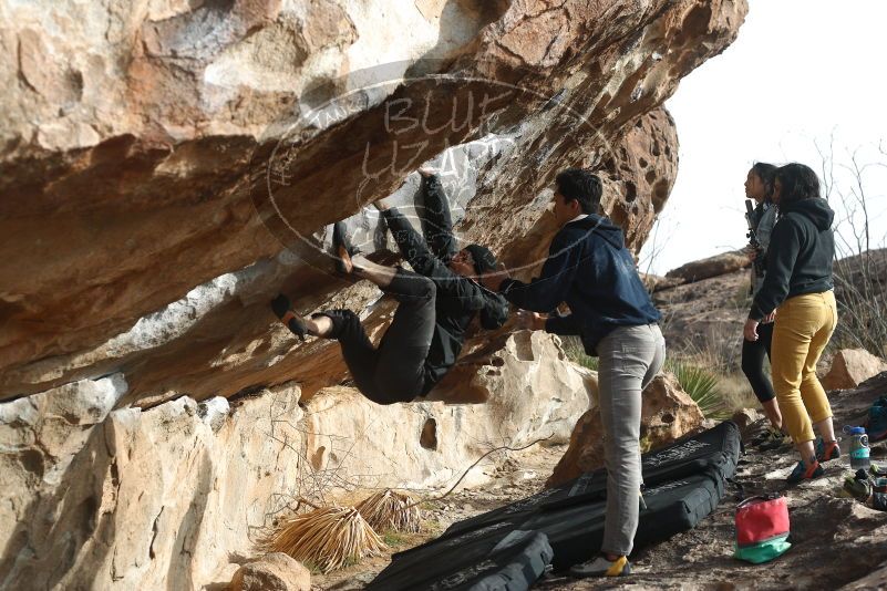 Bouldering in Hueco Tanks on 03/30/2019 with Blue Lizard Climbing and Yoga

Filename: SRM_20190330_1729300.jpg
Aperture: f/4.0
Shutter Speed: 1/250
Body: Canon EOS-1D Mark II
Lens: Canon EF 50mm f/1.8 II