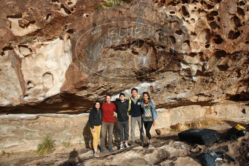 Bouldering in Hueco Tanks on 03/30/2019 with Blue Lizard Climbing and Yoga

Filename: SRM_20190330_1741400.jpg
Aperture: f/7.1
Shutter Speed: 1/200
Body: Canon EOS-1D Mark II
Lens: Canon EF 16-35mm f/2.8 L