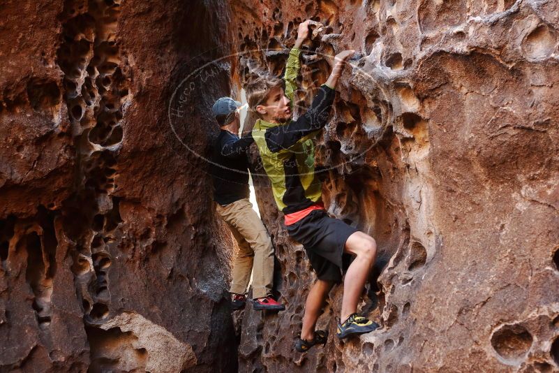 Bouldering in Hueco Tanks on 03/31/2019 with Blue Lizard Climbing and Yoga

Filename: SRM_20190331_1522410.jpg
Aperture: f/3.5
Shutter Speed: 1/100
Body: Canon EOS-1D Mark II
Lens: Canon EF 50mm f/1.8 II