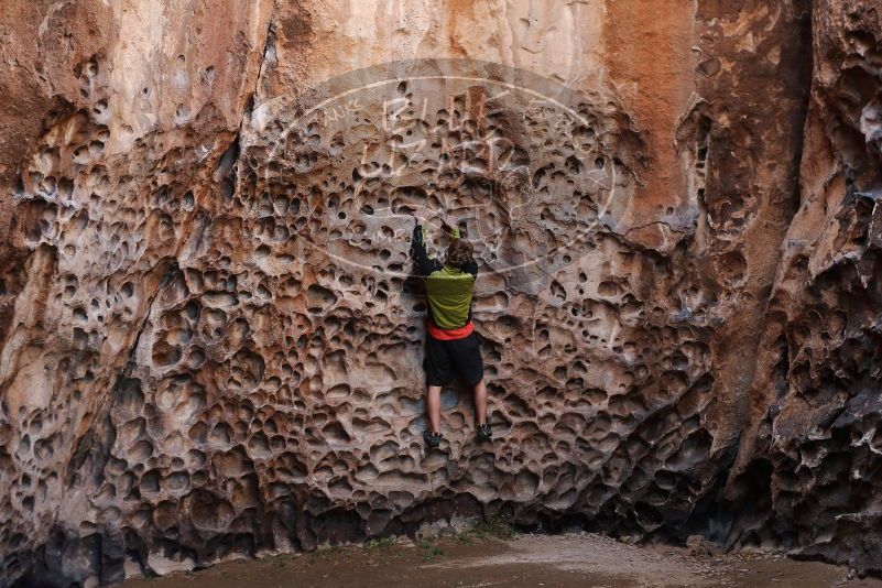 Bouldering in Hueco Tanks on 03/31/2019 with Blue Lizard Climbing and Yoga

Filename: SRM_20190331_1524580.jpg
Aperture: f/3.5
Shutter Speed: 1/200
Body: Canon EOS-1D Mark II
Lens: Canon EF 50mm f/1.8 II