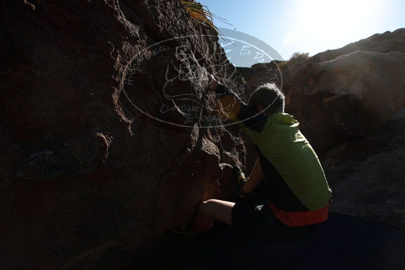 Bouldering in Hueco Tanks on 03/31/2019 with Blue Lizard Climbing and Yoga

Filename: SRM_20190331_1655530.jpg
Aperture: f/5.6
Shutter Speed: 1/320
Body: Canon EOS-1D Mark II
Lens: Canon EF 16-35mm f/2.8 L