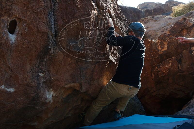 Bouldering in Hueco Tanks on 03/31/2019 with Blue Lizard Climbing and Yoga

Filename: SRM_20190331_1704320.jpg
Aperture: f/5.6
Shutter Speed: 1/250
Body: Canon EOS-1D Mark II
Lens: Canon EF 50mm f/1.8 II