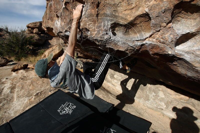 Bouldering in Hueco Tanks on 04/06/2019 with Blue Lizard Climbing and Yoga

Filename: SRM_20190406_0919010.jpg
Aperture: f/5.6
Shutter Speed: 1/400
Body: Canon EOS-1D Mark II
Lens: Canon EF 16-35mm f/2.8 L