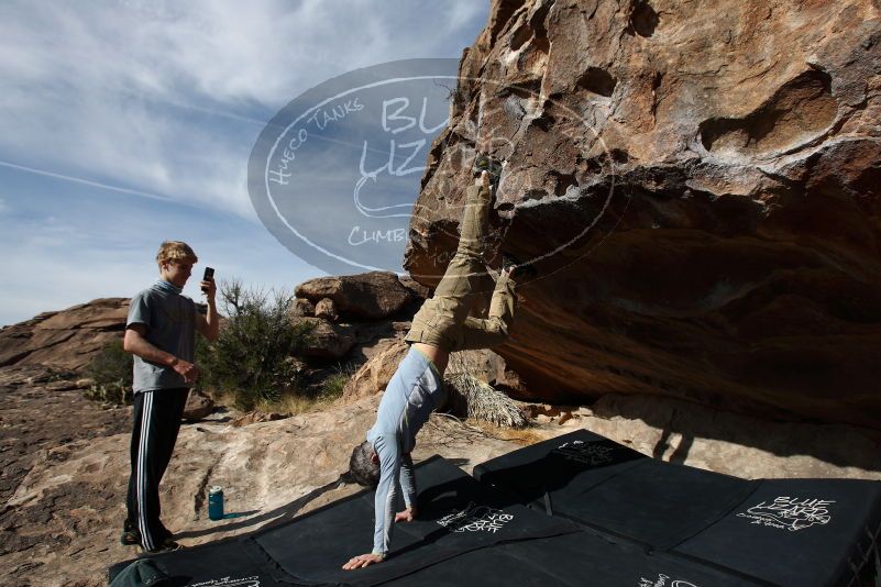 Bouldering in Hueco Tanks on 04/06/2019 with Blue Lizard Climbing and Yoga

Filename: SRM_20190406_0932030.jpg
Aperture: f/5.6
Shutter Speed: 1/400
Body: Canon EOS-1D Mark II
Lens: Canon EF 16-35mm f/2.8 L