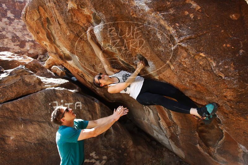 Bouldering in Hueco Tanks on 04/13/2019 with Blue Lizard Climbing and Yoga

Filename: SRM_20190413_1028230.jpg
Aperture: f/5.6
Shutter Speed: 1/320
Body: Canon EOS-1D Mark II
Lens: Canon EF 16-35mm f/2.8 L