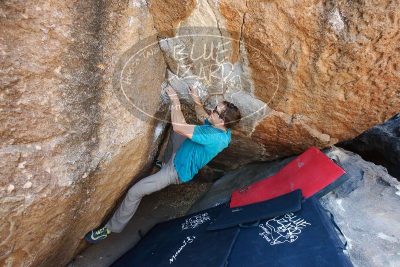 Bouldering in Hueco Tanks on 04/13/2019 with Blue Lizard Climbing and Yoga

Filename: SRM_20190413_1105070.jpg
Aperture: f/5.0
Shutter Speed: 1/320
Body: Canon EOS-1D Mark II
Lens: Canon EF 16-35mm f/2.8 L