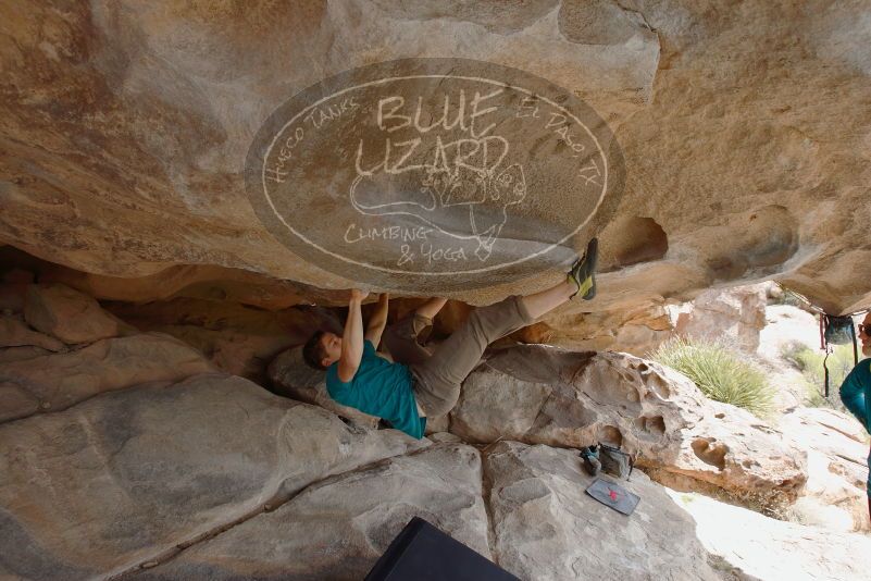 Bouldering in Hueco Tanks on 04/13/2019 with Blue Lizard Climbing and Yoga

Filename: SRM_20190413_1211590.jpg
Aperture: f/5.6
Shutter Speed: 1/200
Body: Canon EOS-1D Mark II
Lens: Canon EF 16-35mm f/2.8 L