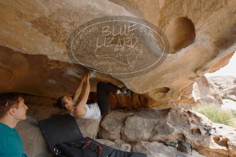 Bouldering in Hueco Tanks on 04/13/2019 with Blue Lizard Climbing and Yoga

Filename: SRM_20190413_1223000.jpg
Aperture: f/5.6
Shutter Speed: 1/250
Body: Canon EOS-1D Mark II
Lens: Canon EF 16-35mm f/2.8 L